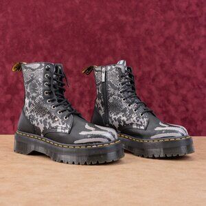 Dr Martens Unisex Jadon Animal Clash Stud Spike Platform Combat Boots M9 W10
